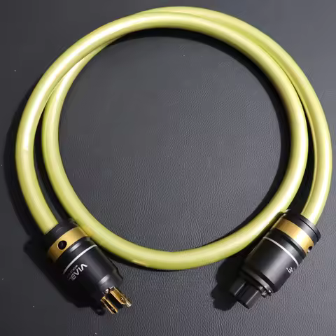 Original Dutch VAN DEN HUL audio power cable 7 Cores OCC Silver plated conductor HiFi EU schuko US P