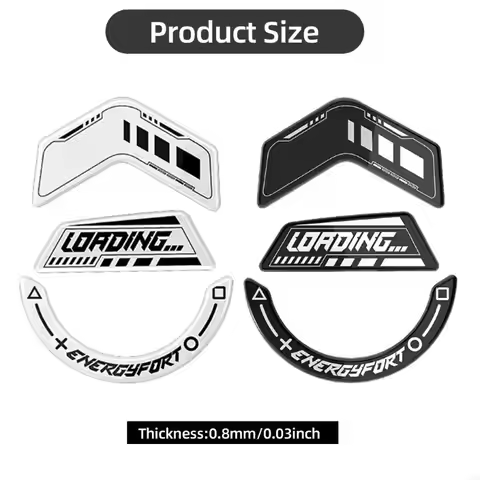 C7AB Professional Glass Feet Stickers for G502 X Lightspeeds / G502 X Plus Glass Mouse Skates Replac