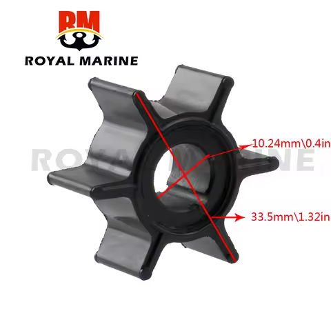 369-65021 Impeller for Tohatsu 4HP 5HP HANKAI 5HP 6HP Outboard Motor 2T 369-65021-1 Mercury 4HP 5HP 