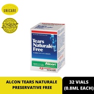 ALCON TEARS NATURALE FREE 32 VIALS (0.8ML EACH VIAL)
