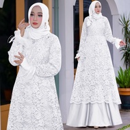 Bellona gamis Pesta full brukat maxi dress kondangan