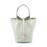 HERMES Picotin Lock Touch PM Greeneve 手袋 Taurillon Clemence Taurillon Clemence / 霧面鱷魚皮