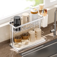 Cup Storage Rack Double-layer Water Cup Teacup Kitchen Cup Rack Storage Rack Cup Rack Drain Rack Cup