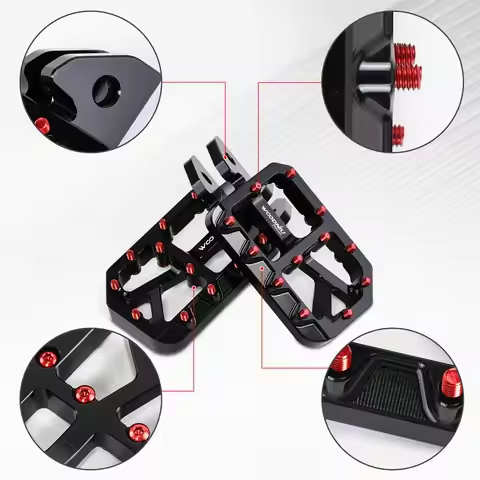 Black Pedals For Surron Light Bee X/S New Customized Footpegs Electric Dirt Bikes Motorcycle Accesso