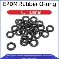Black rubber O-ring wire diameter 3.5mm EPDM rubber O-ring inner diameter 8 15 22 31 47 85 128 mm