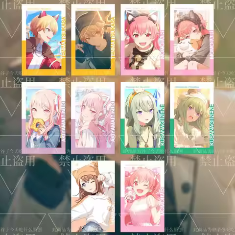 Anime Project Sekai Akiyama Mizuki Amia Mzk Tenma Tsukasa Momoi Airi Kusanagi Nene Postcard Collecti