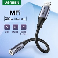 IPHONE Ugreen splitter Mfi Lightning to 3.5mm jack earphone converter 30756