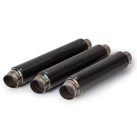 GP-89mm RACING CYCLONE Universal 60mm Inter Motorcycle Exhaust Muffler with DB Killer For Z900RS ZX2