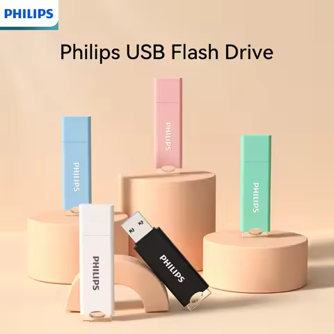 PHILIPS USB2.0 Multi-Color USB Flash Drive High Speed Transmission 8G 16G 32G 64G Portable Office/St