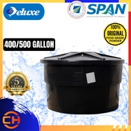 400/500 Gallon Deluxe Polyethylene Round type Water Tank