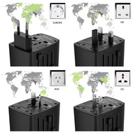 ◙✹TESSAN International Travel Plug Adapter, Universal Power with 4 USB Sockets. Global All-in-One Socket Charger Adapter
