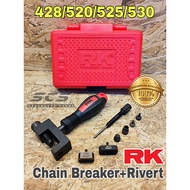 Chain Breaker RK Potong Rantai 428 520 525 530 Rivet Tools Alat Rivert Motor Cut Chain Cutter Oring 