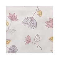 Homehapp Long Roll Tablecloth Tear-Off Brown Leaf Pattern (Cut And Sold By The Meter) MEIWA Model F2