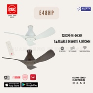 KDK E48HP DC Motor Ceiling Fan with Wi-Fi and Apps Control | Guan Seng Electrical