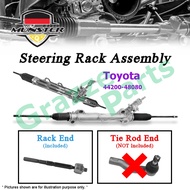100% NEW Münster Steering Rack Assy Assembly 44200-48080 for Toyota Harrier 2.4 ACU30 3.0 MCU30 2AZ-