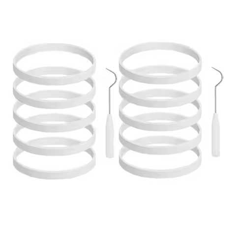 Rubber Gaskets Replacement For Nutri Ninja Blender 3.94In White Seal Ring For BL2013 NN100 BN400 BN7