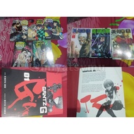 Demon Slayer Comic Vol 2, 4, 5; Gantz Comic:G Vol 1; One Punch Man Comic Vol 4 [english, used]]
