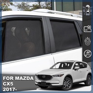 MorningSGFor Mazda CX-5 KF 2017-2022 Magnetic Car Sunshade Window Curtain UV Protection Front Rear W