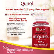 Qunol Ubiquinol Mega CoQ10 100 mg 120 Softgels Q10 q10-Kesihatan Ali