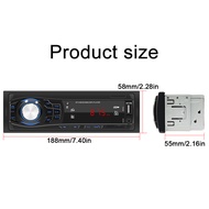 🚐BT รถวิทยุเครื่องเล่น MP3จอแอลซีดี USB รถวิทยุ AUX BT WAV WMA FM HD วิทยุรถวิทยุ1 DIN ที่มีการควบคุมระยะไกล