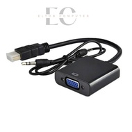 Converter HDMI to VGA+Audio / HDMI to VGA Audio / Converter HDMI to VGA + Audio Kabel / Kabel Conver