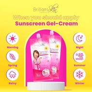 BEST SELLER TERMURAH REFILL ISI ULANG SUNSCREEN GEL DAY CREAM SIANG BRILLIANT50 GRAM ORIGINAL BRILLI
