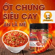 Yêu thích Ớt chưng Hồ Nam ⚡ CHUẨN CHÍNH HÃNG ⚡ Ớt chưng dầu Trung Quốc hũ 280g có 3 loại ớt và 9 loạ