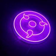 Led Neon Sign Sharingan Naruto Decorative Light