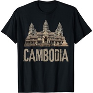 Cambodia Angkor Wat Khmer Historical Temple T-Shirt