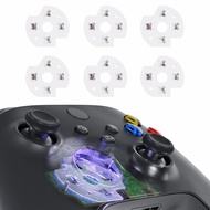 【Sleek】 Extremerate 6 Pcs Dpad Button Conductive Metel Patch Pad For Xbox Wireless Controller For Xbox One For Xbox One Elite V1/v2