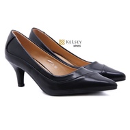 UY023 Kelsey Sepatu Heels wanita HP855 Sepatu kerja Wanita Import