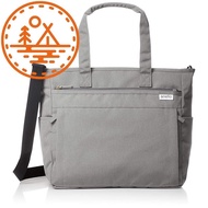 [Anello Grande] Shoulder Bag GU-H2316 SPS Light Weight Water Repellent Wooden Poly 2WAY Tote Light Gray