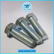 M8 Hexagon Head titanium Bolt, M8x40mm titanium Bolt, 40mm titanium M8 Bolt, M8 titanium Screw, grade 2 titanium Bolt