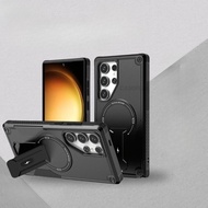 Samsung S24 S25 Ultra Plus Magsafe Defender Kickstand Military Hard Case