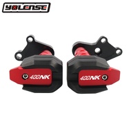 LOGO 400NK For CFMOTO 400NK CF400NK 400 650 NK400 NK650 CNC Frame Sliders Protector Motorcycle Acces