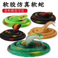 Toy Snake Simulation Snake Toy Fake Soft Snake Scary Soft Rubber Snake Tricky Toy Funny Tricky Gadge