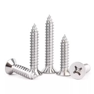 ((-304 Stainless Steel Self-Tapping Screw Phillips Countersunk Screw Flat Self-Tapping Screw M1/M1.2