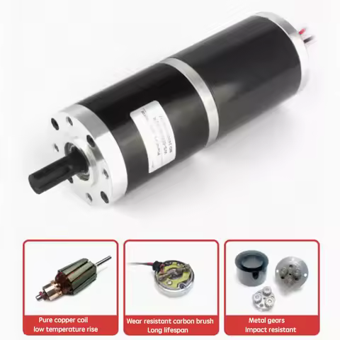 60GX6092R 80W DC planetary geared motor 24V miniature forward and reverse speed regulating small mot