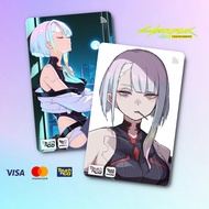 CYBERPUNK EDGERUNNERS LUCYNA KUSHINADA TNG - TOUCH N GO STICKER CARD / ATM CARD STICKER COVER, TNG C
