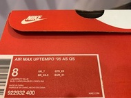 Nike 籃球鞋 全新 air max uptempo ‘95 as qs