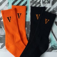 Vlone brand hiphop high socks