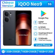 iQOO Neo 9（5G）Smartphone Unlocked 256GB All Colours Good Condition Original Used Phone