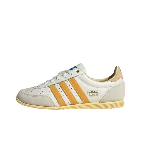 Adidas Japan Skateboard Shoes Women's Low Top Beige Yellow IG2011