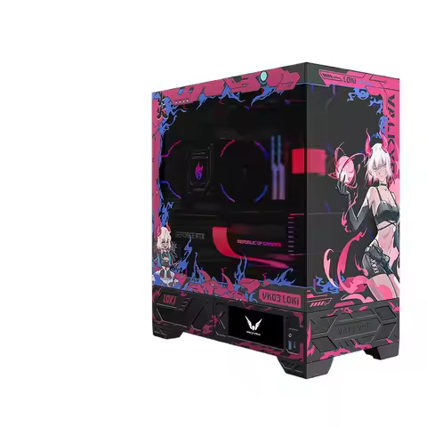 Valkyrie VK03IP joint version 360 water cooling 270 ° sea view room UV inkjet game computer desktop