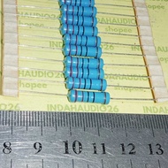 Metal film 220R 2W 1% resistor 220 OHM 2 watt 220 R 2 w 2watt 1 percent 220r 2w biru