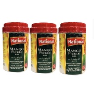 Mango Pickle in oil 1kg National Foods Pakistan/ Acar Mangga 3 packs