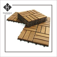 (HEMAT ISI 10pcs) PARKET LANTAI KAYU JATI/ DECKING TILE / LANTAI KAYU / LANTAI KAYU JATI ubin kayu j