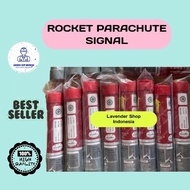 Rocket Parachute Signal / Red Flare Rocket Parachute Signal / Roket Parasut Signal