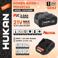 Kombo HUKAN CB-FX3000 - Kaki Universal