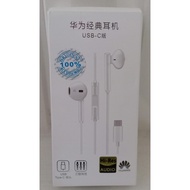 Huawei Classic Earphone CM33 In-ear Type-C Connectors Headset with Control Stereo for Huawei Phones 